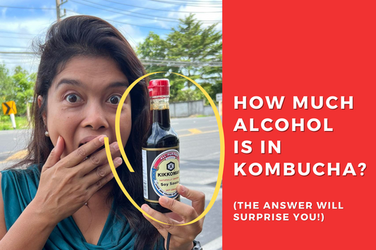 how much alcohol is in kombucha