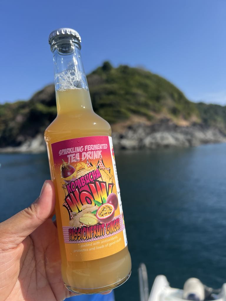 Passionfruit Ginger Kombucha